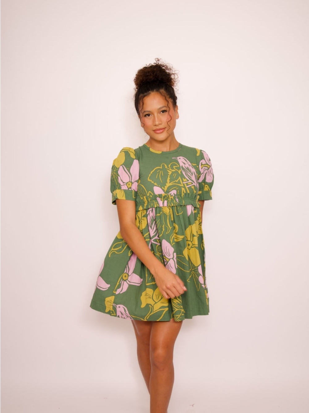 Waiwaolani Mamo Look 10 Dress in Kākāwahie